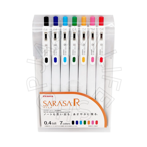 Zebra R 0.4 mm 7-colour set